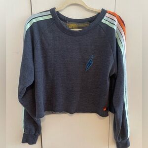 Aviator Nation blue sweatshirt size M!!
